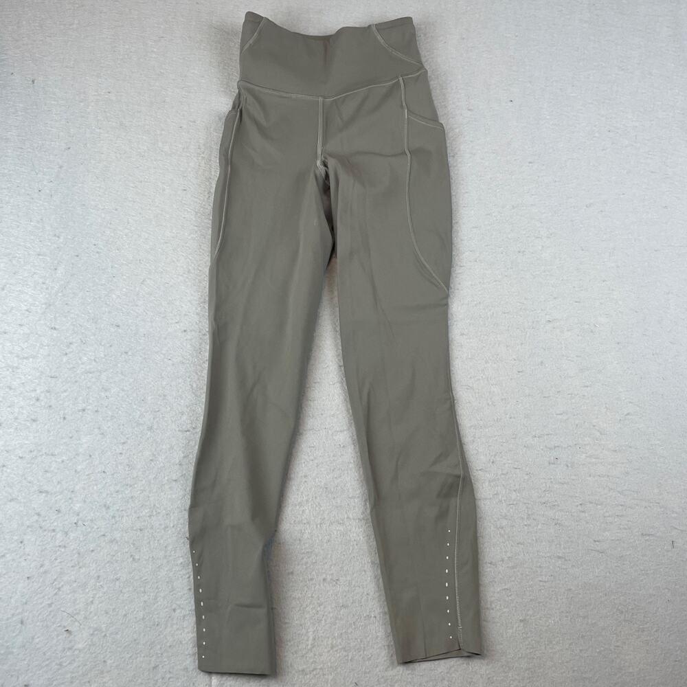 Lululemon Base Pace High-Rise Tight Leggings Womens Sz 0 Olive Green
